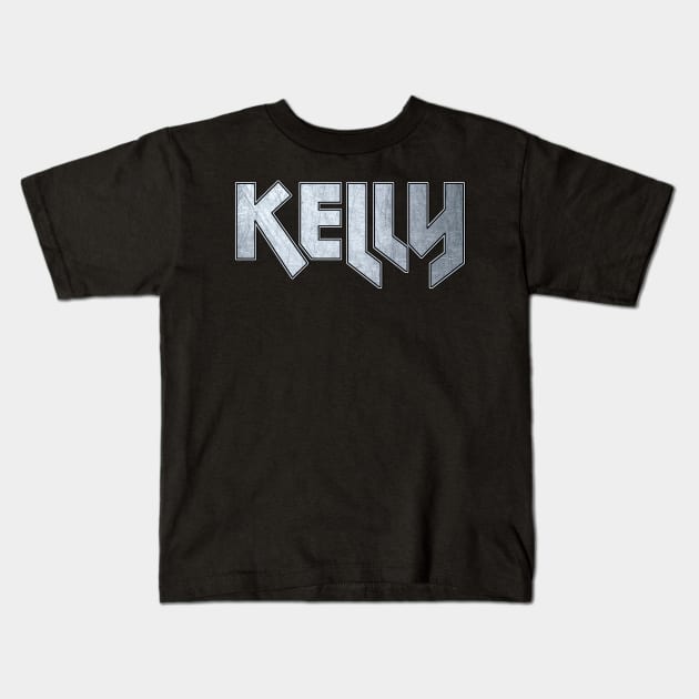 Heavy metal Kelly Kids T-Shirt by KubikoBakhar